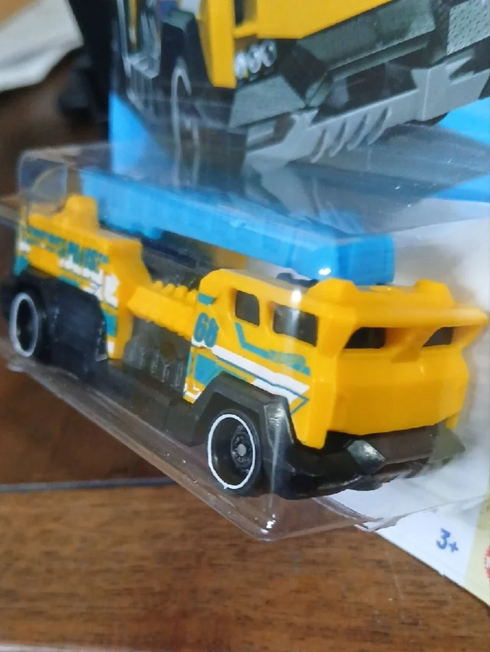 Yellow Rescue Fire Ladder-Tanker Toy Truck - Hot Wheels